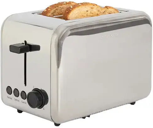 Create Prăjitor de pâine Retro cu 2 sloturi 850W Gri