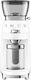 Smeg Electric Coffee Grinder 150W with 240gr Capacity and Grinding Levels White