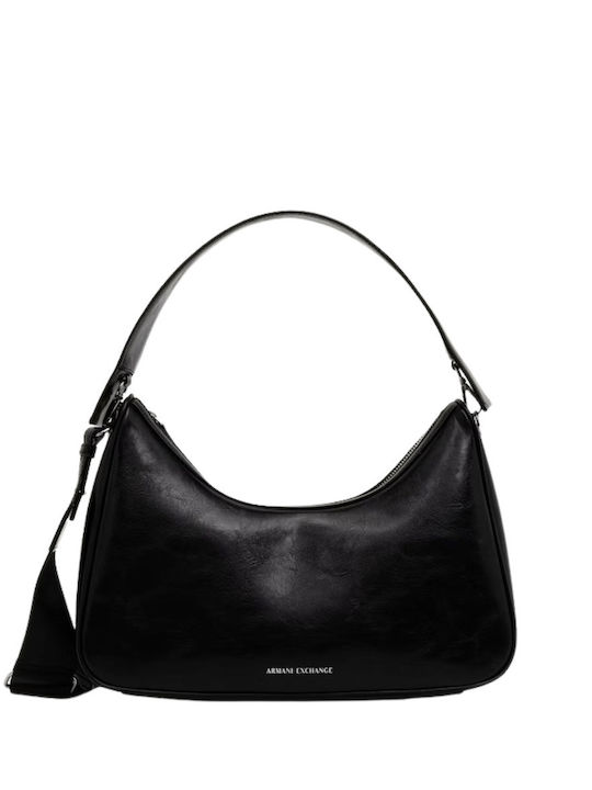 Fabric Women's Shoulder Bag Black