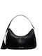 Fabric Women's Shoulder Bag Black