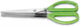 Ausonia Scissors With Stainless Steel Blade Green 1 Piece