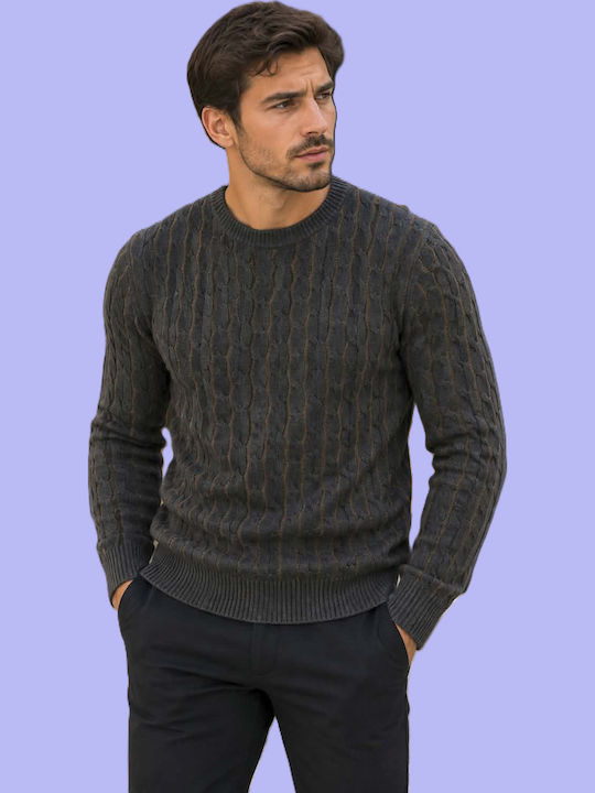 Baker's Blue-Camel Sweater