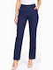 Women's Fabric Trousers in Regular Fit Blue WM-ZFS14738-27TR-BLUE