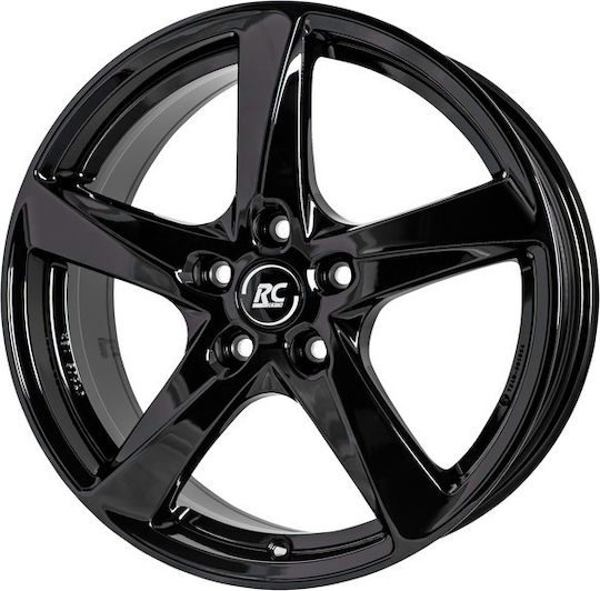 Brock Rc30 5.0x14 5x100 Einpresstiefe Et35 Schwarze Aluminium-Autofelgen