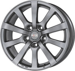 Platin P 58 6.5x15 5x100 Et38 Γκρι Ανθρακί