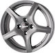 Alutec Grip 5.5x14 4x100 Offsetul Jantei 43 Jante Aliaj Gri Antracit