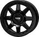 Platin P 111 8.0x18 6x130 ET55 Black Aluminum Car Wheels