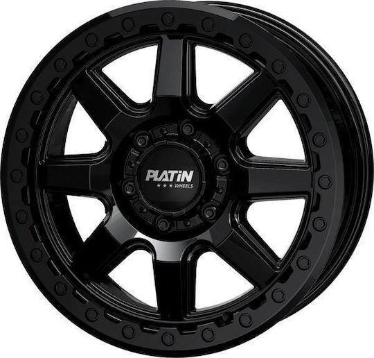 Platin P 111 8.0x18 6x130 ET55 Black Aluminum Car Wheels
