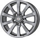 Platin P 58 7.0x16 5x112 Einpresstiefe 38 Grau Anthrazit