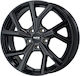 Platin P 115 7.0x18 5x120 ET45 Black