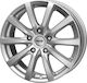 Platin P 69 6.5x16 5x114.3 Et44 Ασημί