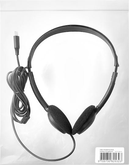 Sandberg On Ear Multimedia-Kopfhörer mit Mikrofon und USB-C Konnektivität 825-32