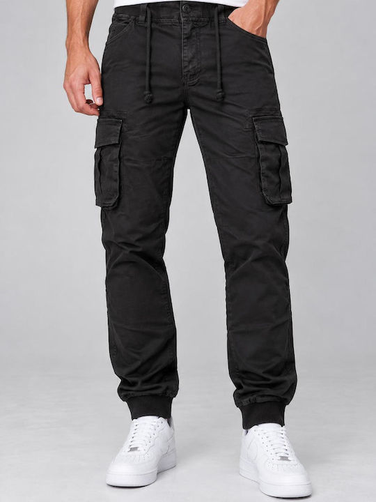 Palablu Παντελόνι Cargo Relaxed Fit Μαυρο Palablu Παντελόνι Cargo Relaxed Fit Μαυρο