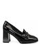 Heels in Patent Leather with Medium Heel Black WM-MP70010-1-27HH-BLACK