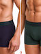 Men's Boxers Green/Purple 2Pack