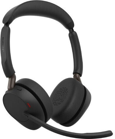 Evolve3 65 Stereo Link 390a UC Stand Wireless On Ear Multimedia Headphones with Microphone and Bluetooth Connection