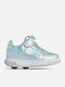 Kinder Sneaker mit Rollen Silber