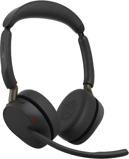 Jabra Evolve3 65 Stereo 390a UC Безжични On Ear Мултимедийни слушалки с микрофон и Bluetooth свързаност