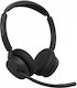 Jabra Evolve3 45 Stereo Link 390a MS Fără Fir On Ear Căști Multimedia cu Microfon și Conectivitate Bluetooth