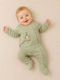 Sweet Baby Velvet Turquoise Baby Bodysuit G310