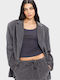 Black & Black Women's Blazer Grey Melange