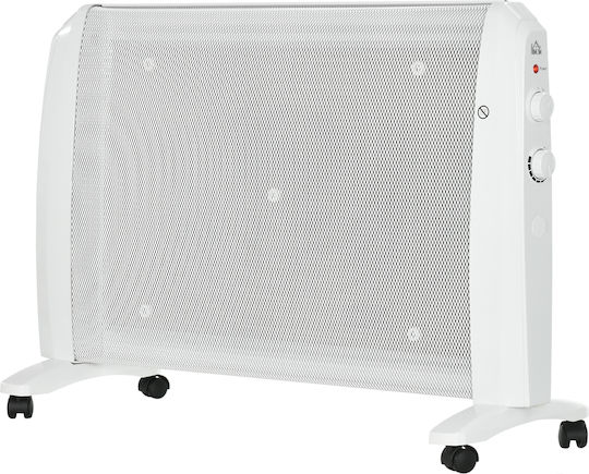HomCom Convector De Pardoseală 1000W Mică 79x54cm Albă