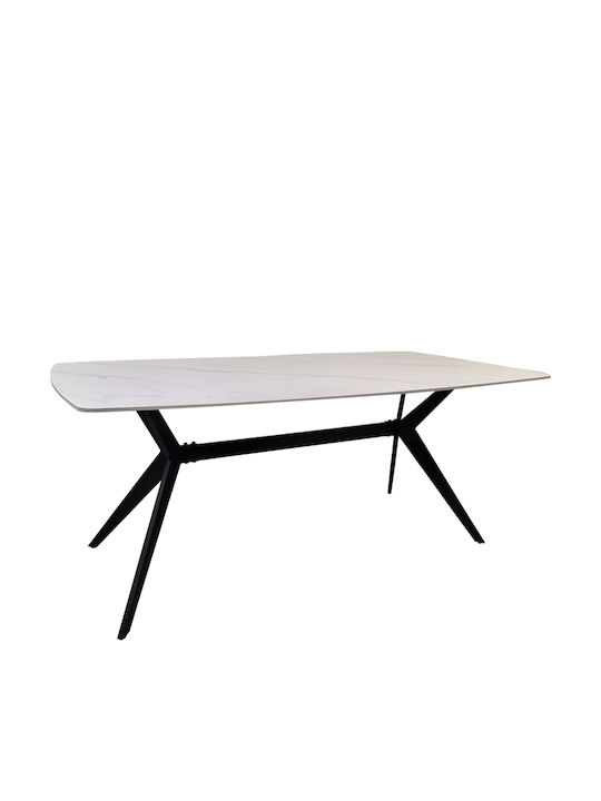 Ezali Dining Table with Stone Surface White 180...