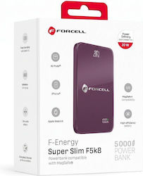 F-Energy F5K8 5000mAh 15W Lila Power Banks F-Energy F5K8 5000mAh 15W Lila Power Banks