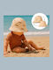Swim Essentials Παιδικό Καπέλο Bucket Υφασμάτινο Αντηλιακό Καφέ