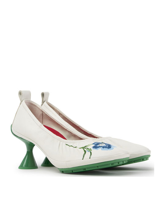 Camper Leder Pumps Weiße