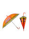 Swede Kids Umbrella Curved Handle Orange