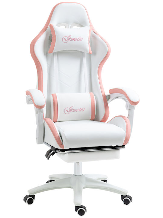 Vinsetto 921-618V00WT Gaming Chair in Artificia...