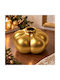 Dekorative Keramik Goldener Kürbis 13x12x10cm Galifas 492352