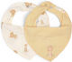 Little Dutch Safari Leo Fabric Bandana with Button Safari Leo 2 Pieces