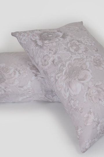 Βιοκαρπέτ Diamond 253 Μαξιλαροθήκη Pearl Grey 50x70εκ.