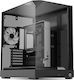 V2-F-BK-v1 Gaming Midi Tower Computer Case with Side Window Black