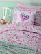 Palamaiki Palamaiki Baby Bettlaken Für Krippe Baumwolle Angepasst Mk789 Rosa 130x170cm