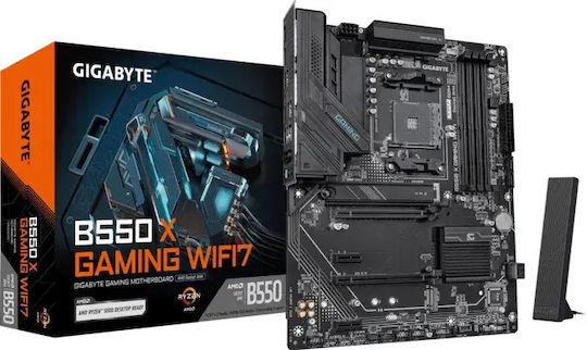 Gigabyte Placă de bază B550 X Gaming WIFI7 ATX cu Socket AMD AM4