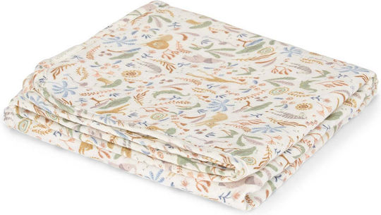 Little Dutch Cot Blanket Safari Wonders Beige 110x140cm
