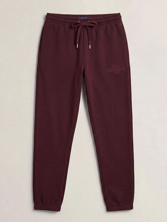 Gant Damen Jogginghose Bordeux