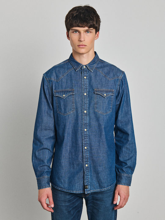 Staff Long Sleeve Shirt Blue