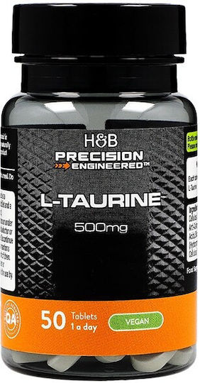 Precision Engineered Ταυρίνη 500mg 50 Ταμπλέτες Precision Engineered