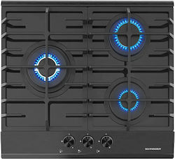 Schneider Plită pe gaz autonomă 59x52cm Schneider Plită pe gaz autonomă 59x52cm