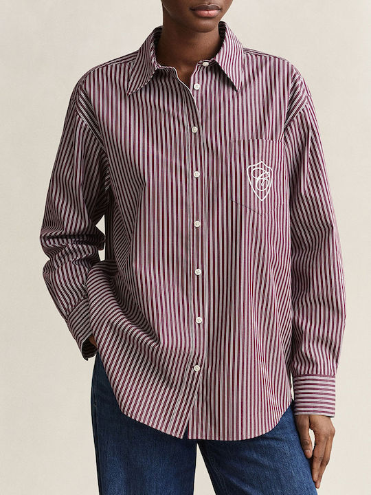 Gant Γυναικείο Πουκάμισο Darkred