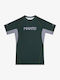 Manto Men's Short Sleeve Shirt MN-R971-GR for Jiu-Jitsu Green