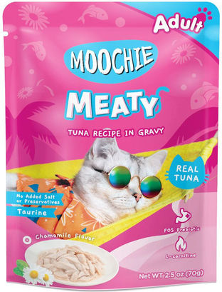 Moochie Nasses Katzenfutter mit Thunfisch 70g