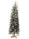 Christmas Tree Slim 120cm With Wooden Cross Base
