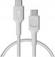 Green Cell USB-C мъжки - USB-C 100W PD Бял 0.3m KABGC100PF30SW