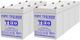 Batteriepack Kompatibel mit Apc Rbc152 96v 5.2ah 8x12v Ted Electric