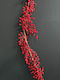 Christmas Snowy Red Garland